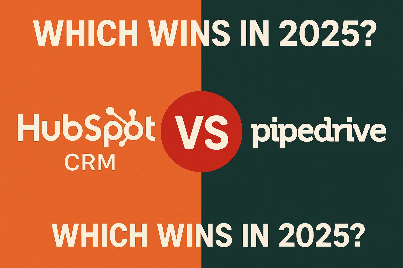 HubSpot CRM vs Pipedrive: Which Wins in 2025?