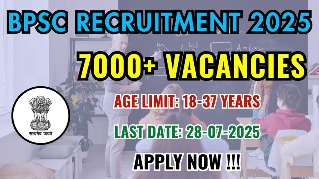 BPSC Teacher Recruitment 2025